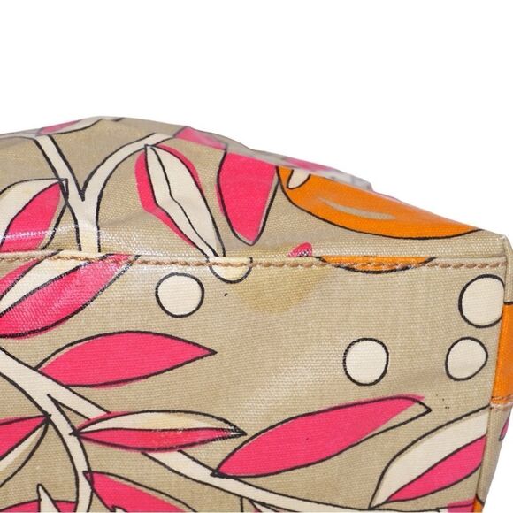 Fossil KeyPer Floral Coated Canvas Shoulder Bag with Keychains - Picture 8 of 12